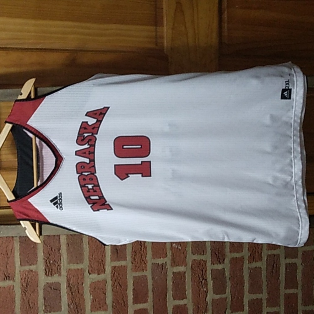 Women's Adidas Nebraska Basketball Jersey